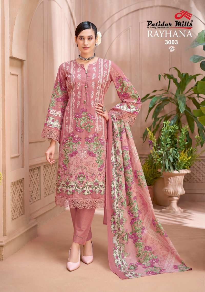 Rayhana Vol 3 By Patidar Cotton Printed Dress Material